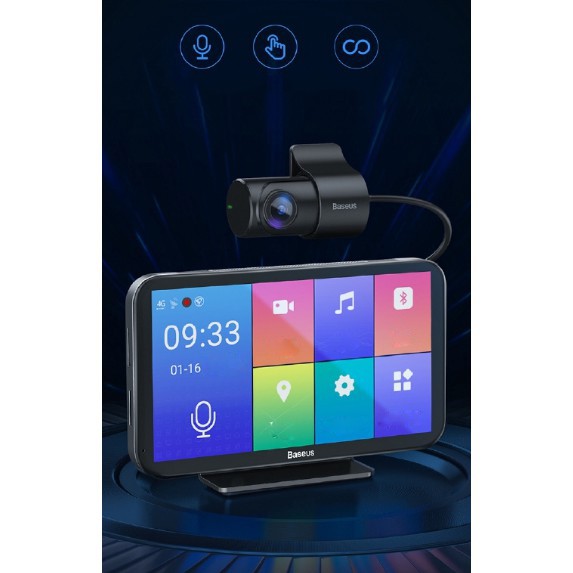 Camera hành trình BASEUS Cloud Voice Car Video Recorder (General Version +4.39 &quot;&quot;Touch Screen +4G System +AHD1080P)