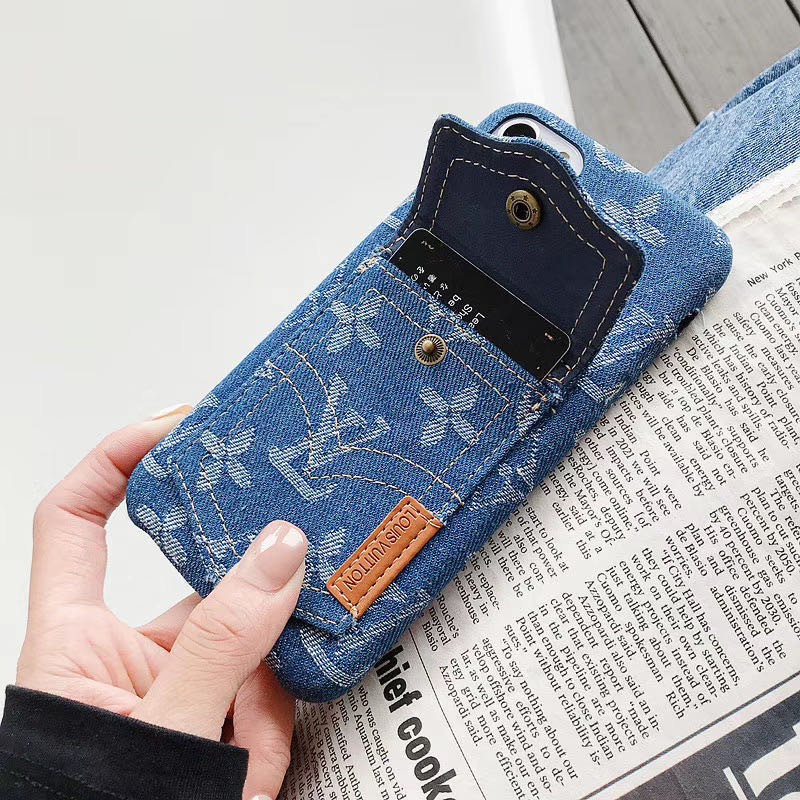 Ốp Lưng Điện Thoại Có Ngăn Đựng Thẻ Thời Trang Phong Cách Retro Cho Iphone 11 I 7 I 8