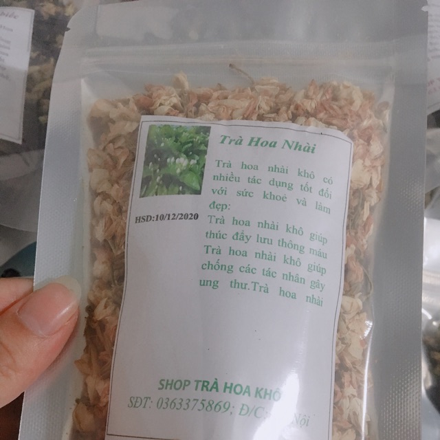 Trà hoa nhài và táo đỏ