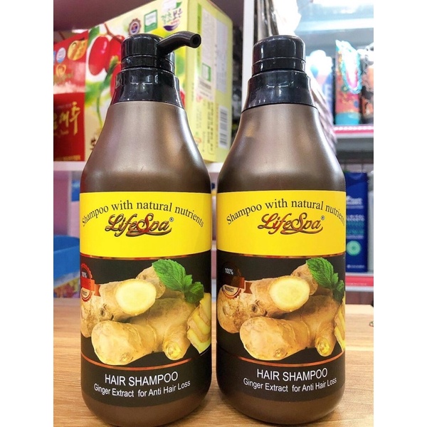 Dầu gội gừng Lifespa Organic 500ml