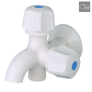 Vòi nước nhựa gắn tường lạnh caesar w038p - voicsr0043