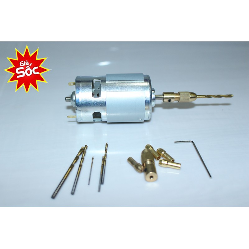 Bộ Đầu Kẹp Mũi Khoan Trục 5mm