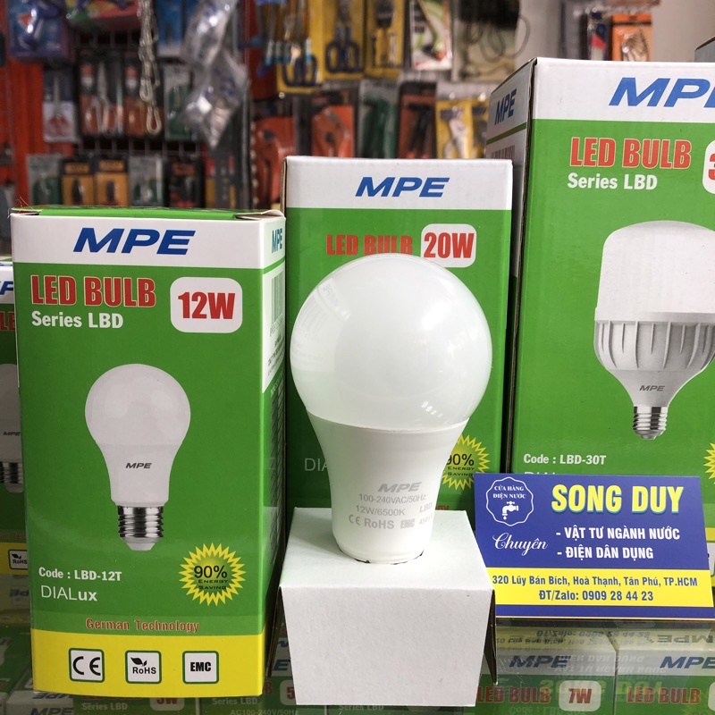 Bóng Led MPE 12w