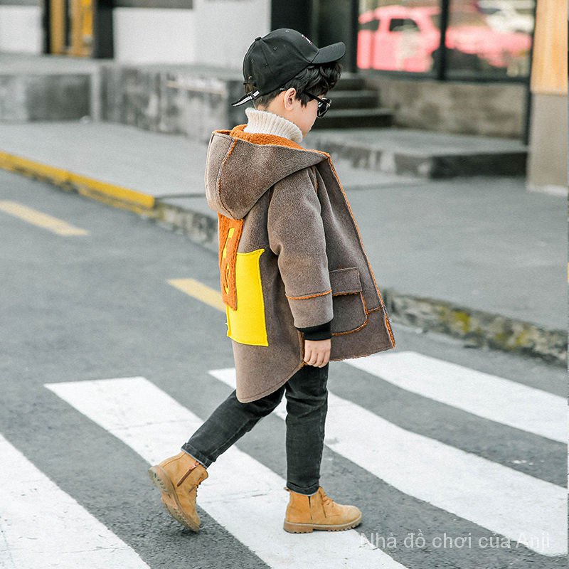 Korean Boys Autumn And Winter Thick Velvet Sweater