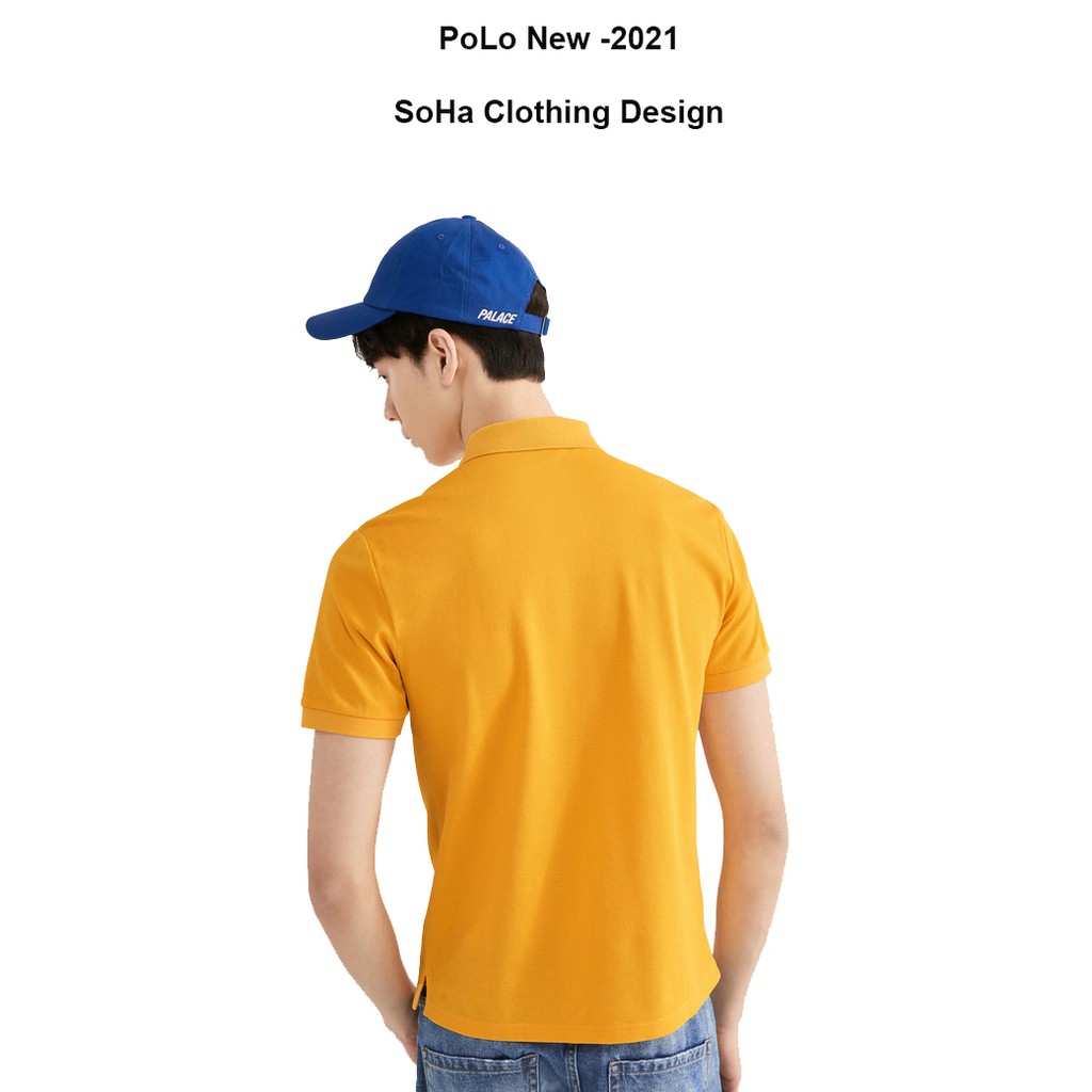 Áo polo nam , cổ dệt bo len , hình in sắc nét ,áo thun nam có cổ tay ngắn thanh lịch POLO-24 - Soha Clothing