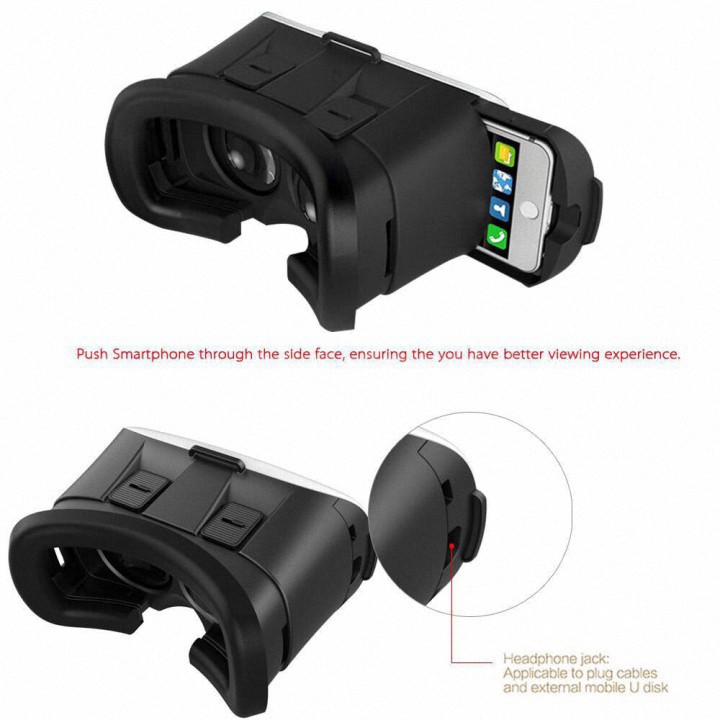 [Hàng Có Sẵn] Kính Thực Tế Ảo Xem Phim 4D Vr Box Thế Hệ 2 | BigBuy360 - bigbuy360.vn