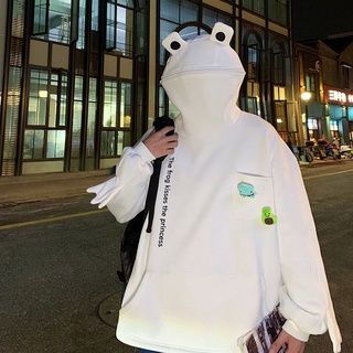 Áo Hoodie Tay Dài In Hình Chú Ếch Phong Cách Hong Kong Tf2