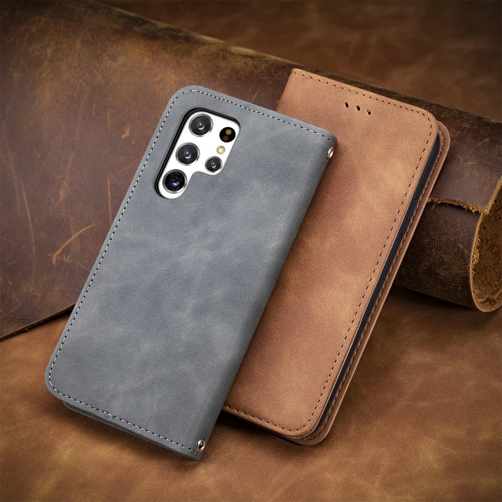 Bao Da Điện Thoại Dạng Ví Nắp Lật Cho Samsung Galaxy S22 Ultra 2022 Samsung S 22 Plus S22Ultra