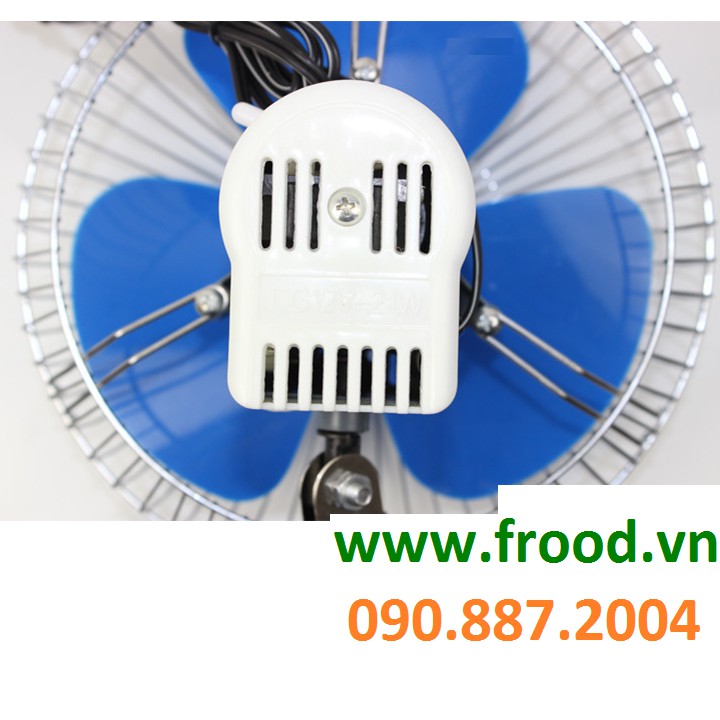 Quạt 12v hoặc 24v - 25w - Đường kính 27cm, Đầu tẩu dùng trong xe ô tô | BigBuy360 - bigbuy360.vn