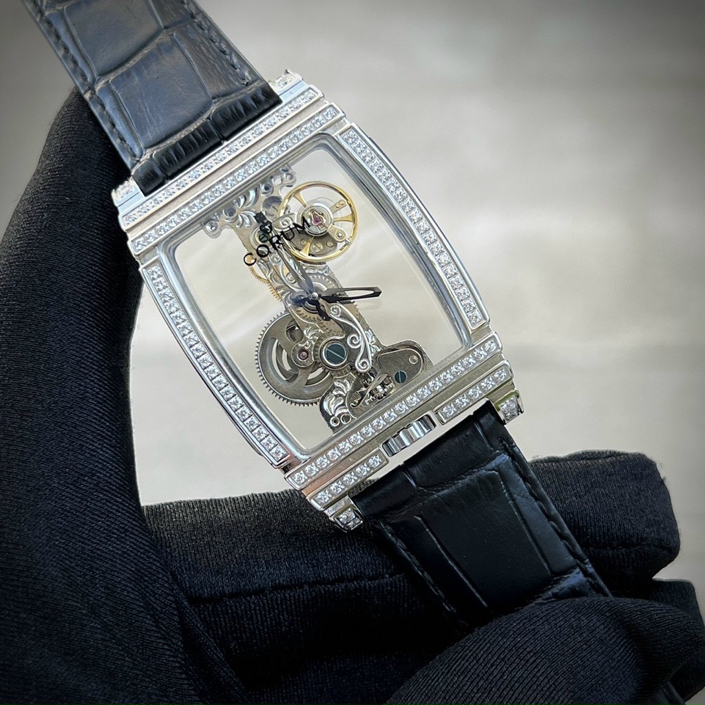 Đồng Hồ Nam Corum lộ cơ 2 mặtt - AUTOMATIC , Mặt 40mm , Chống Nước- Bảo Hành 24 Tháng