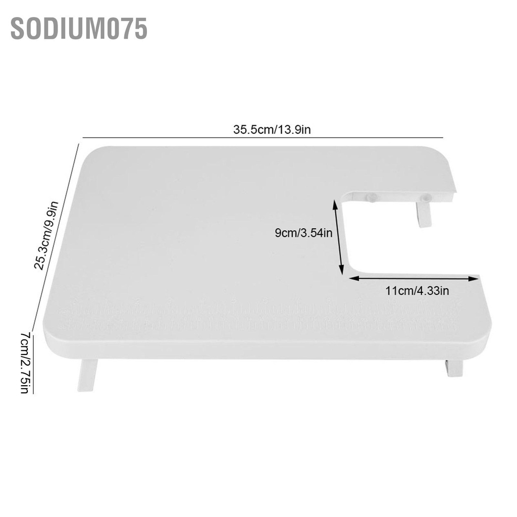 Có thể bán buôn Máy may để bàn mini bằng nhựa ABS với bảng mở rộng Sodium075 Hàng giao ngay