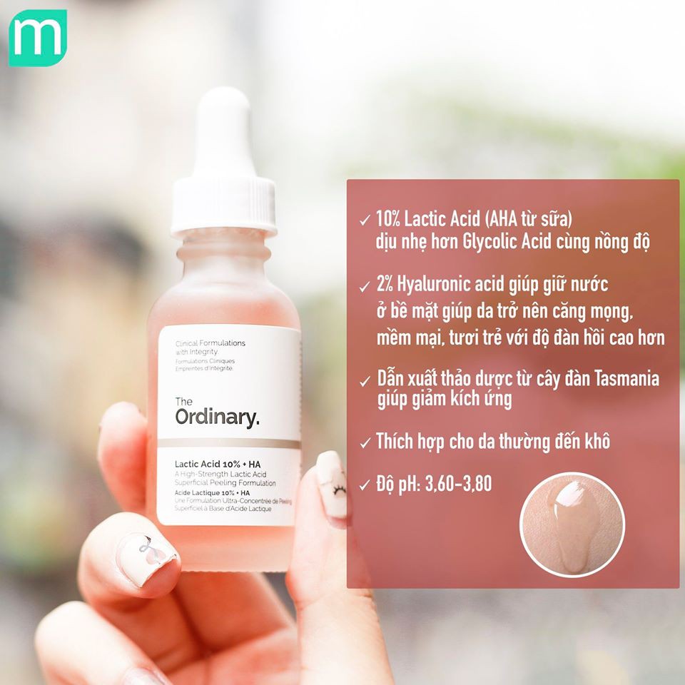 Serum The Ordinary Lactic Acid 10% +HA 2%