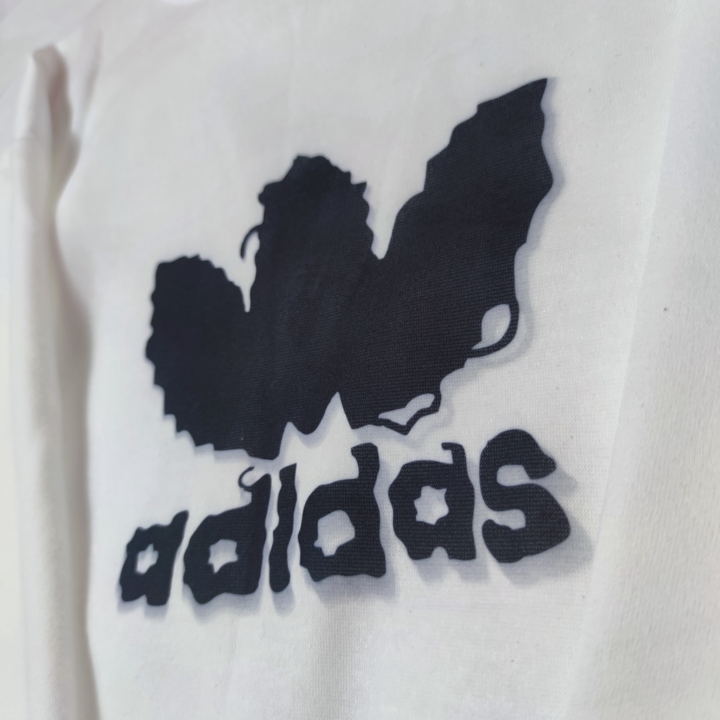 FREESHIP Áo Nỉ Sweater In Logo Adidas Form rộng,Dáng Thụng,Phong Cách Hàn Quốc,Unisex,Freesize dưới 55kg