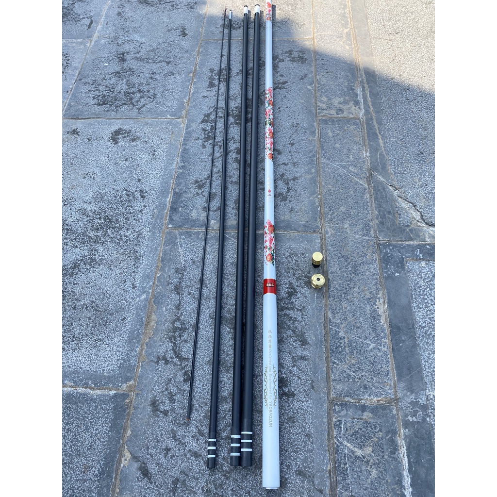 Cần Yêu Kiều Tôn, cần Bạch Hồng, độ cứng 6H, tặng ngọn, phao, trục - Mika fishing