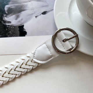 Dây nịt đan chéo độc đáo Modleaf Knit belt Hàn Quốc