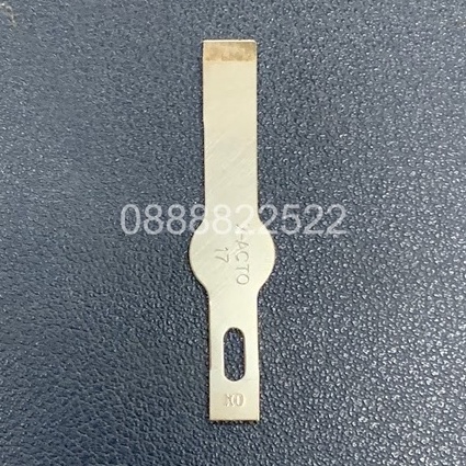 Lưỡi dao số 17 đầu bằng cạo keo, cậy lưng kính iP(1 túi = 10 chiếc)