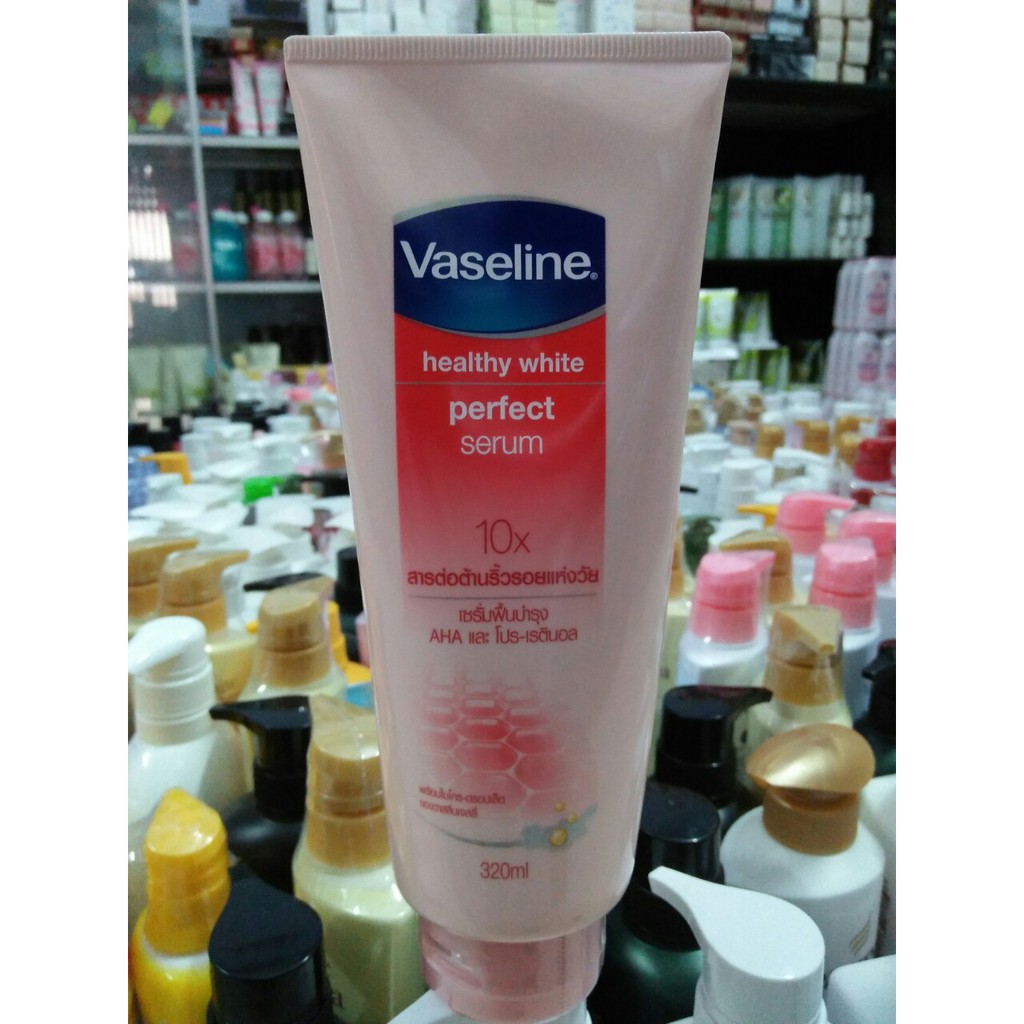 Dưỡng thể trắng da Vaseline Healthy White Instant Fair Serum 10x 320ml: