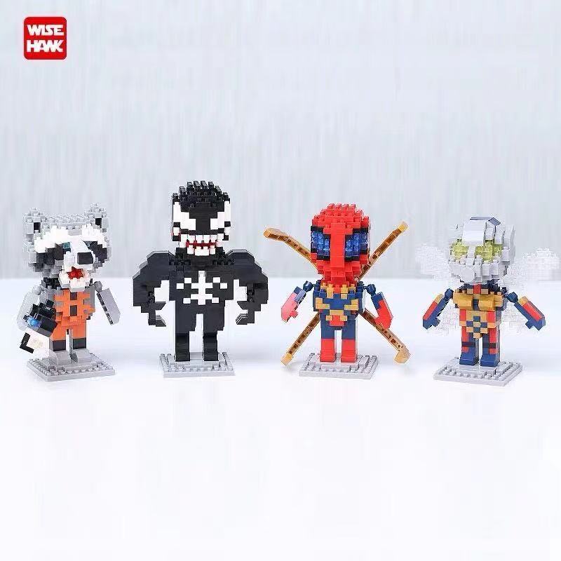 Đồ Chơi Lắp Ráp Lego Hình Nhân Vật Avengers/Người Nhện/Người Sắt Giáo Dục Cho Bé