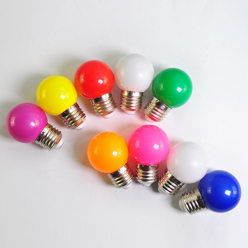 Bóng đèn LED trang trí Giáng Sinh 9 màu 3W E27 220V G45