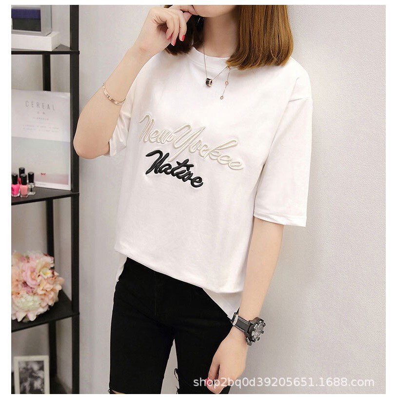 - 9 mẫu áo thun nữ tay lỡ hot nhất năm 2020 bao đẹp chất lượng thun cotton dày mịn đẹp,bao đẹp y hình.
