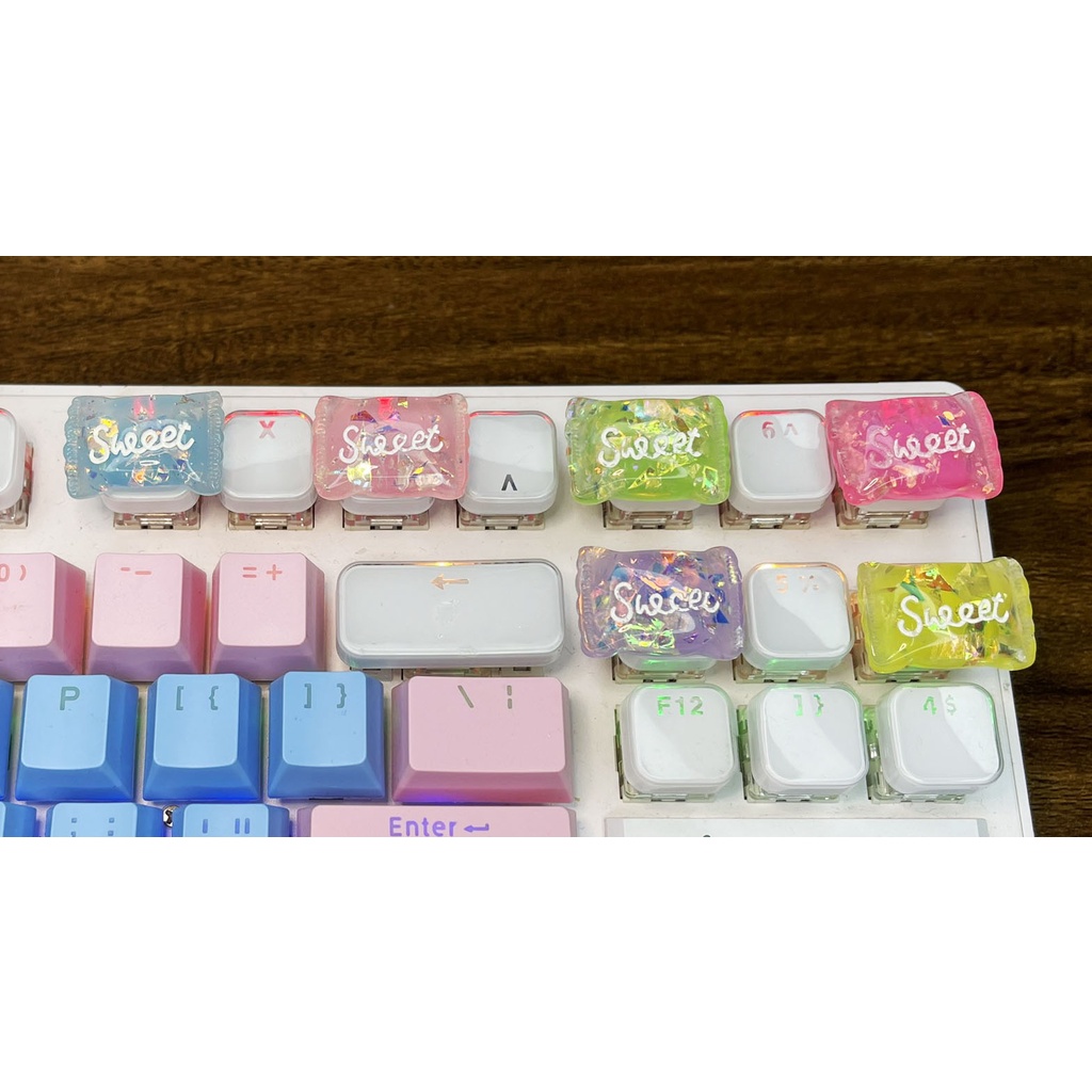 Keycap CANDY Siêu Xinh (ỞNGOÀI XINH HƠN ẢNH) keycaps lẻ dễ thương (0013_CH)