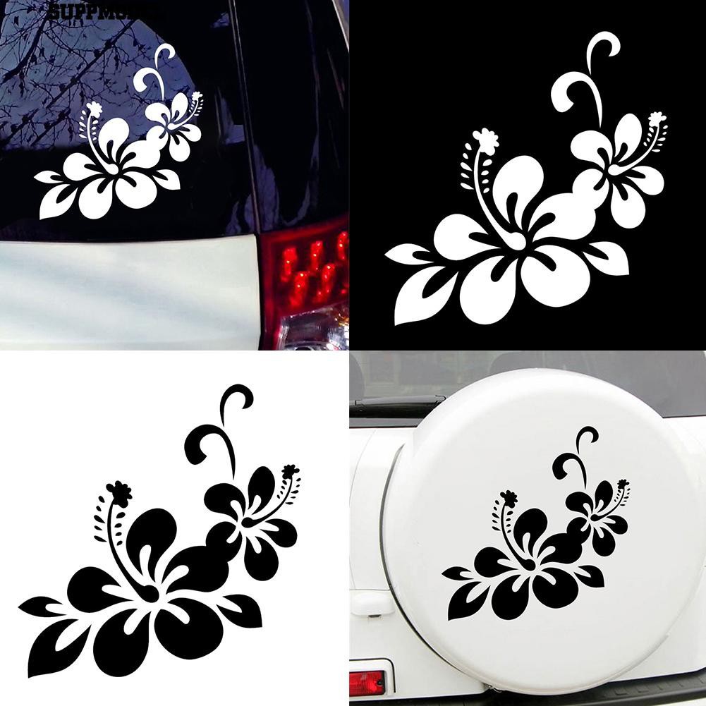 Decal dán trang trí hình hoa " thiên nhiên " cho xe hơi