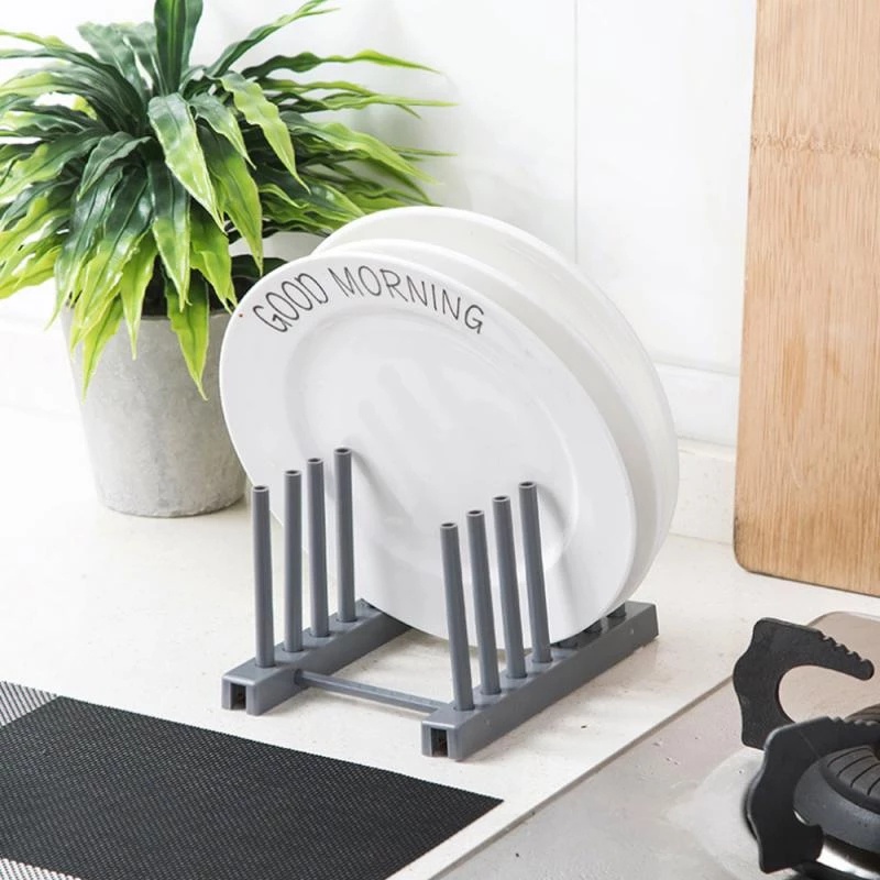 Giá Đỡ Nắp Nồi / Đĩa / Khay Đựng Thức Ăn Sắp Xếp Gọn Gàng Cho Nhà Bếp