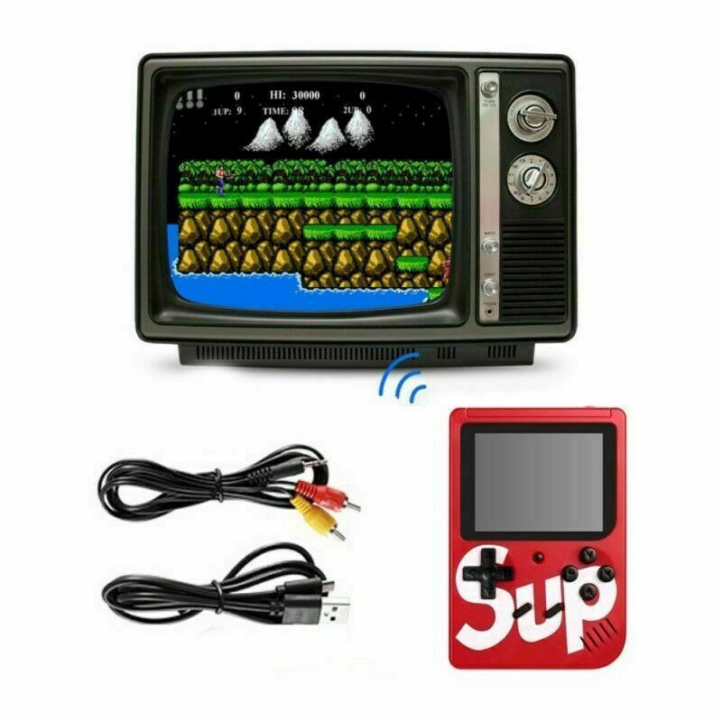 Máy điện tử cầm tay Game SUP 3.0inch kiểu cổ điển có tích hợp 400 Game In 1 Retro trò chơi