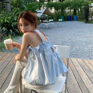 Áo Hai Dây Phối Bèo Kiểu Dáng Quyến Rũ