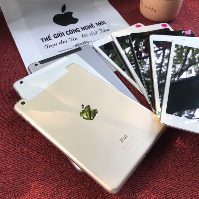 Máy Tính Bảng iPad Mini 3 Rentina 16/32/64Gb (4G + Wifi) Chính Hãng Zin đẹp 99% | BigBuy360 - bigbuy360.vn