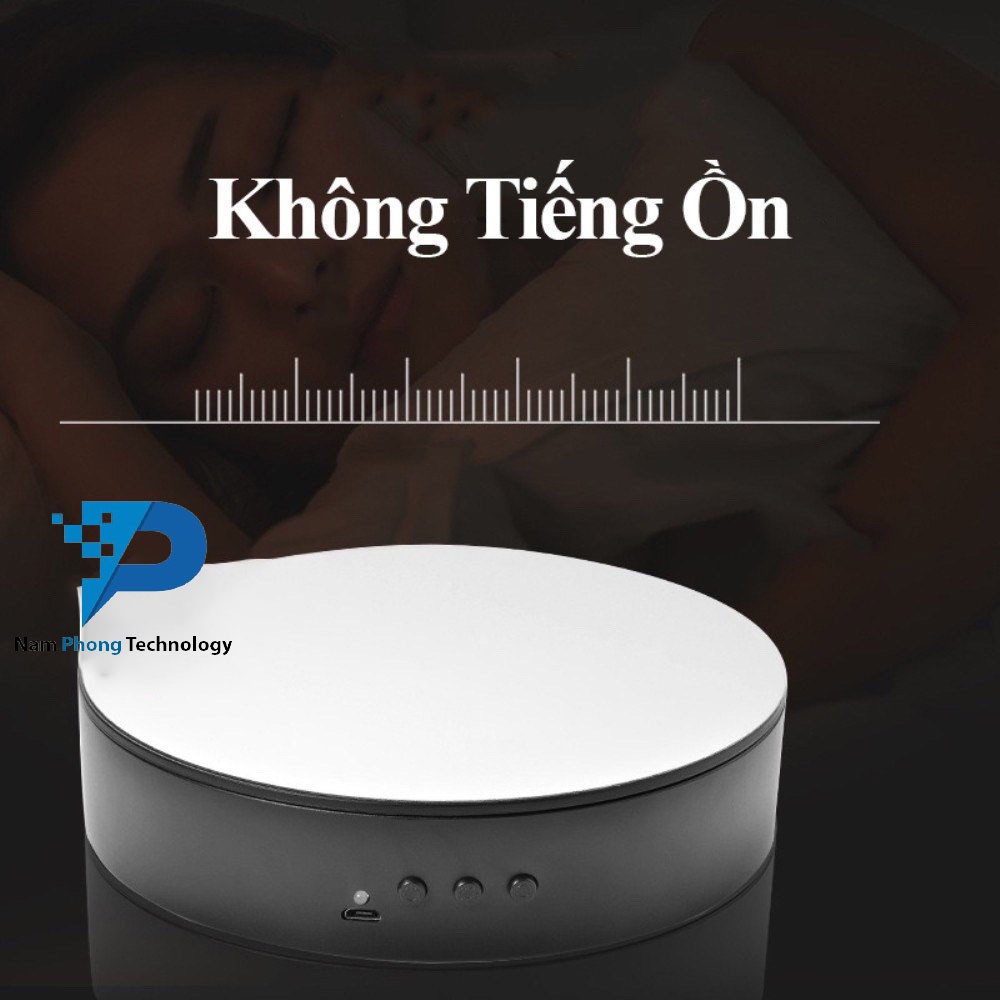 ĐẾ XOAY TỰ ĐỘNG 360 ĐỘ ĐƯỜNG KÍNH 15CM CHỊU LỰC 5KG - HỖ TRỢ CHỤP ẢNH SẢN PHẨM - SẠC USB - BH 6 THÁNG