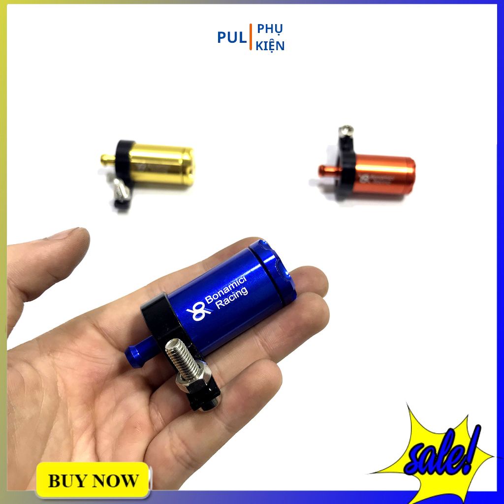 Bình dầu thắng bonamici nhôm cnc cao cấp kèm sẵn pát lắp cho xe Exciter Winner V1 Winner X...