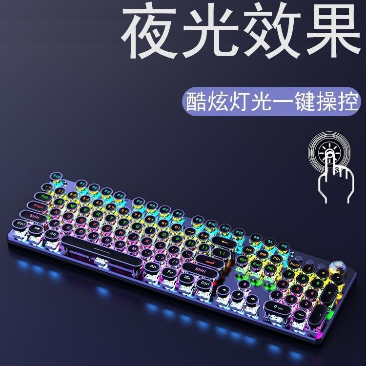 【Sẵn sàng giao hàng】 bàn phím cơ bàn phím cơ bàn phím gamingbộ bàn phím cơ punk real và chuột trục xanh đe | BigBuy360 - bigbuy360.vn