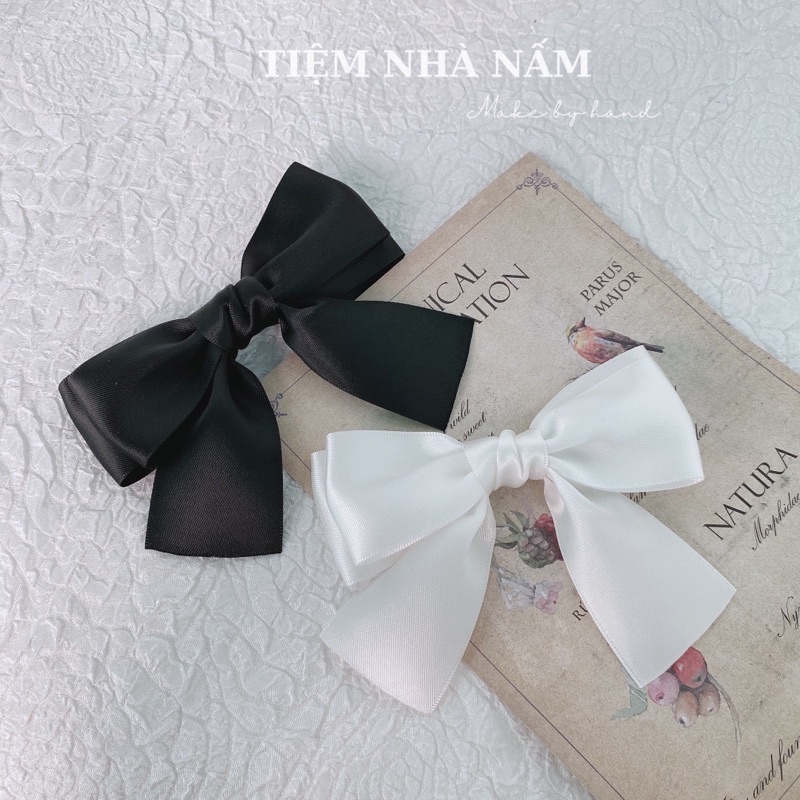 KẸP TÓC NƠ JISOO BLACKPINK SIÊU XINH HOT TREND- [ Nhà Nấm handmade ]