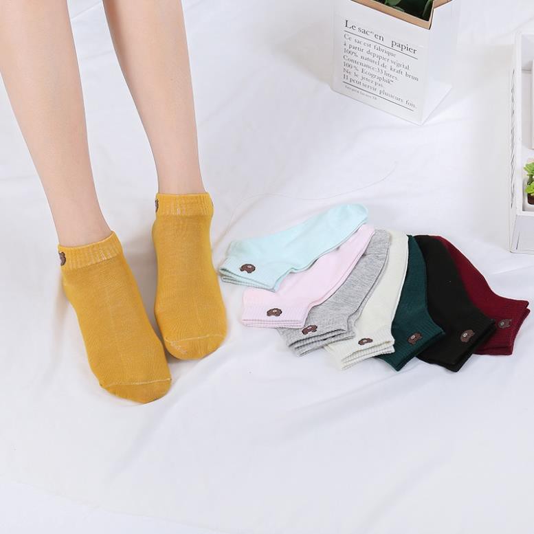 Combo 10 Đôi Vớ Gấu - Tất Gấu Cổ Ngắn