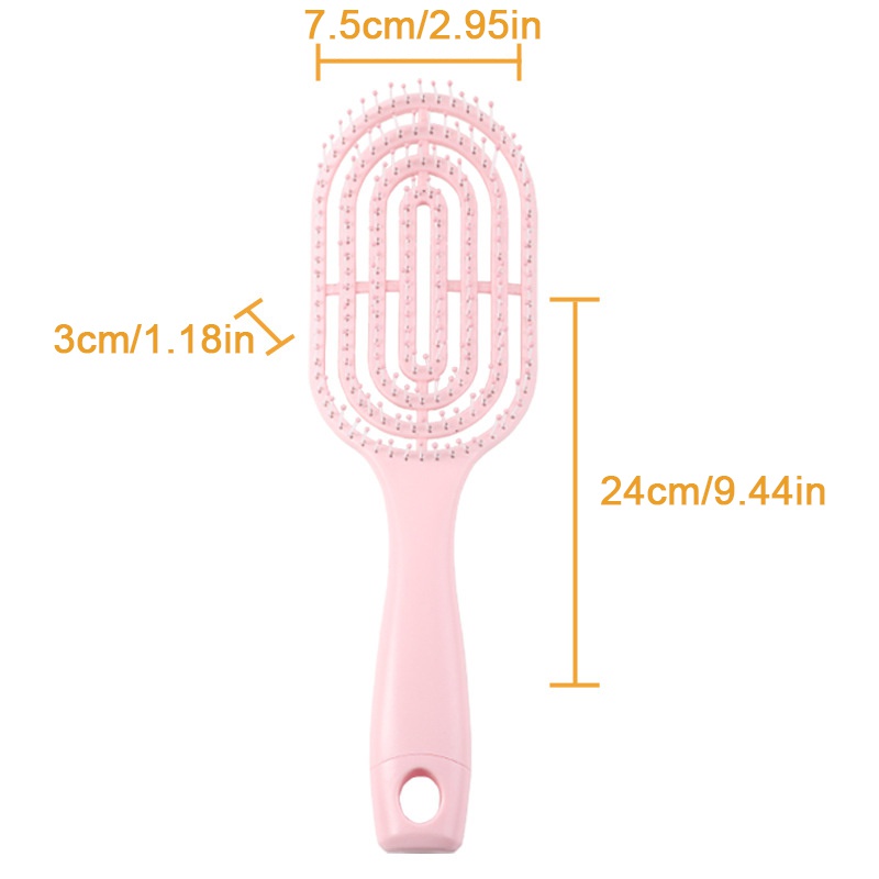 Lược Chải Tóc Bằng Nhựa Tạo Kiểu Tóc Thẳng Cho Bé