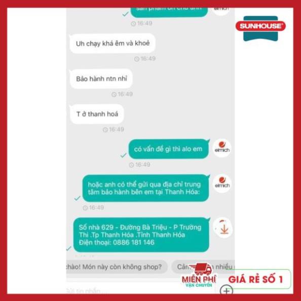 Máy sấy tóc Sunhouse SHD2306, máy sấy công suất 1200w, sấy khô nhanh, chế độ gió linh hoạt, tự động ngắt khi quá tải.