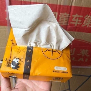 Giấy ăn gấu trúc, ko chất tẩy siêu dai