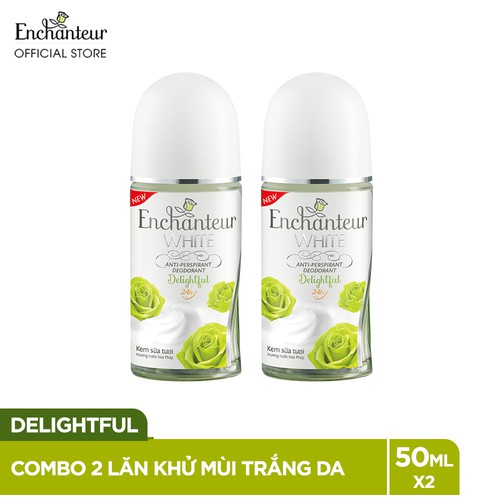 Lăn khử mùi trắng da Enchanteur White Delightful 50ml