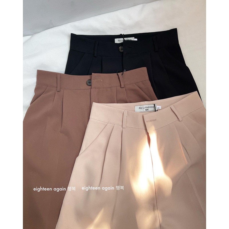 [Mã SKAMSALE06 giảm 10% tối đa 100K đơn 150K] RULI PANTS (form suông) | BigBuy360 - bigbuy360.vn