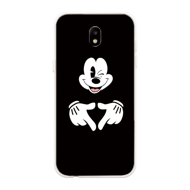 Ốp Lưng Samsung Galaxy J3 Pro J5 Pro J7 Pro 2017 TPU mềm Case Cá tính đen tuyền Two