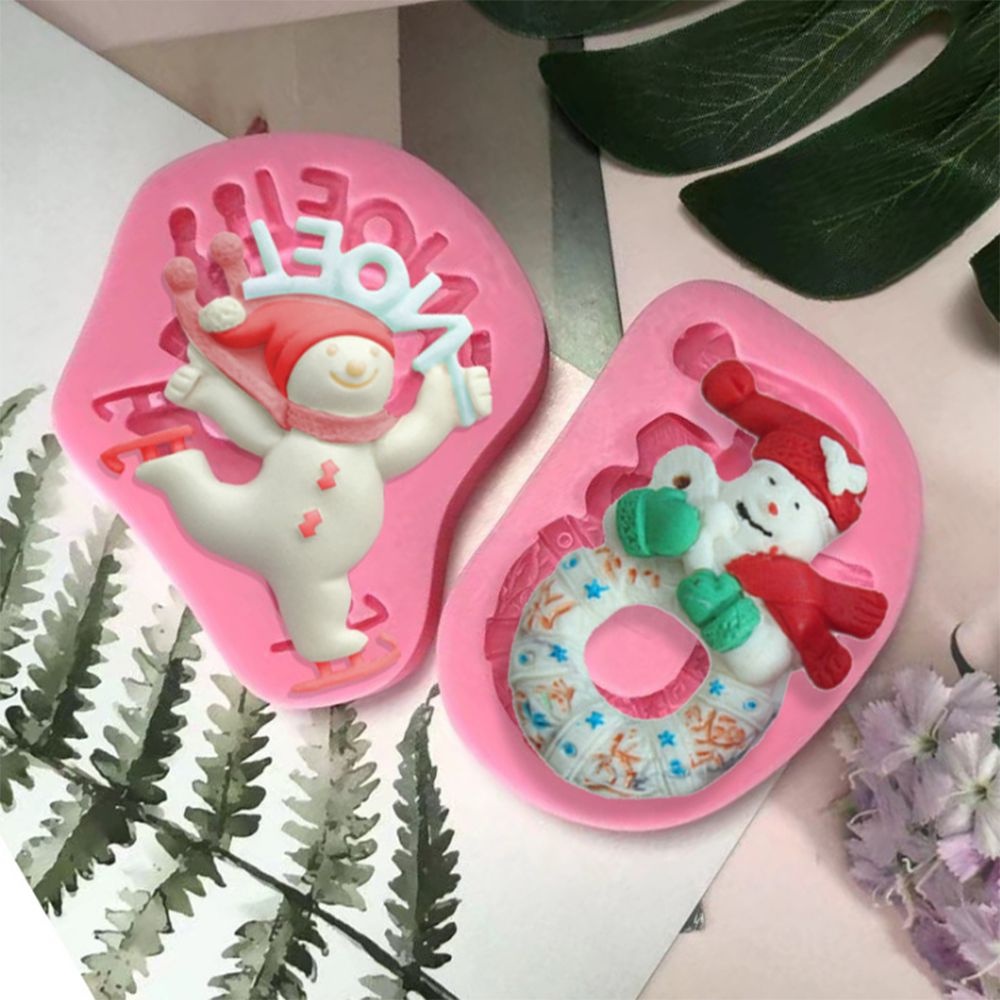 Khuôn Silicone Làm Bánh Kẹo Hình Ông Già Noel