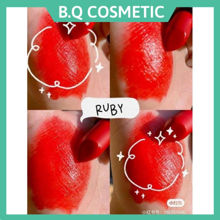 (Hot) Son DPC Aura Red phiên bản Limited lì mướt môi, #88 Ruby đỏ hồng quyến rũ.