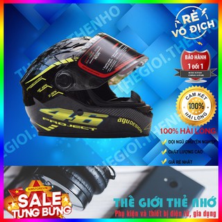 NÓN BẢO HIỂM MOTO FULLFACE AGU CAO CẤP - HÀNG CHÍNH HÃNG