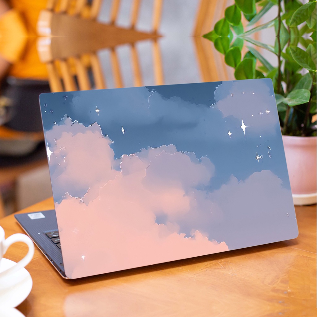 Skin Laptop In Hình Mây - Cloud Dành Cho Các Dòng Máy Dell Hp Asus Msi Acer Lenovo Macbook Theo Yêu Cầu