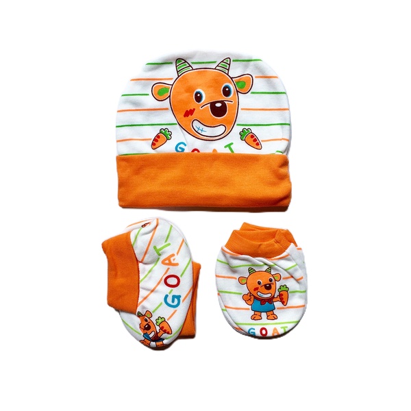 Set mũ bao tay bao chân có chun cổ KeroKid Thái Lan