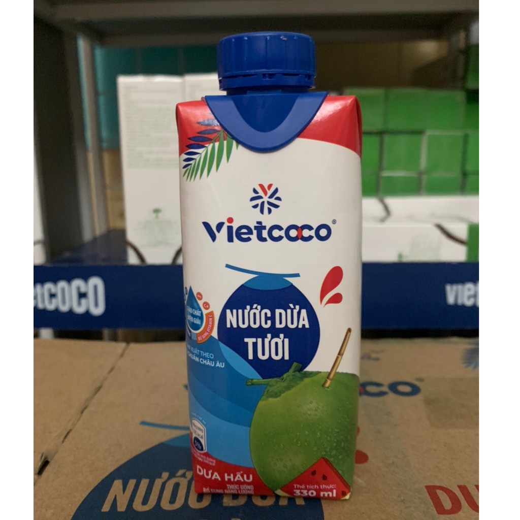 ( Mua 10 tặng 1) Nước Dừa / Sữa Dừa Nguyên Chât Vietcoco 330ml