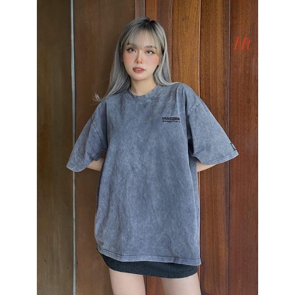 Áo loang chữ ngực logo tay HT12