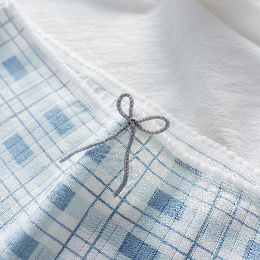 Quần Lót Cotton Lưng Vừa Kẻ Sọc / Chấm Bi Dễ Thương Cho Nữ