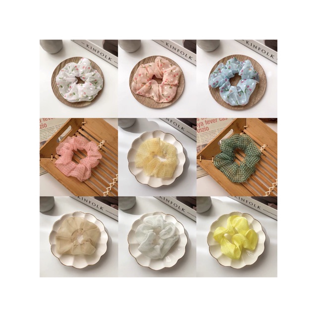 [ORDER TAOBAO] dây Scrunchies mẫu 21-39